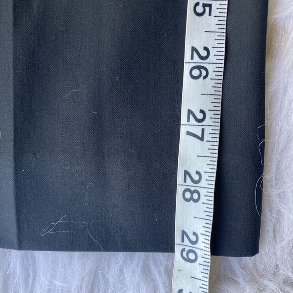 Perry Ellis City Fit Dress Pants Sz 38/30 Poly Rayon Straight Black Career Work - Picture 9 of 11